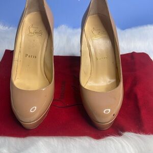 Christian Louboutin Women's Tan Pumps